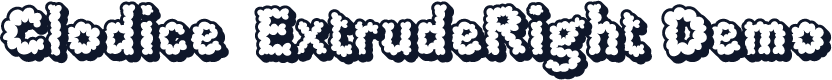 Clodice-ExtrudeRight Demo