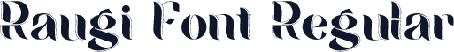 Raugi Font Regular