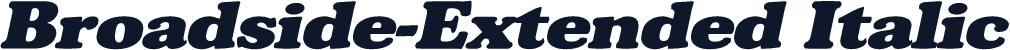 Broadside-Extended Italic