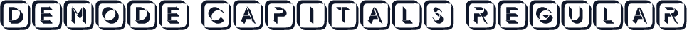 Demode Capitals Regular