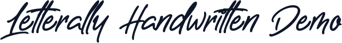 Letterally Handwritten Demo