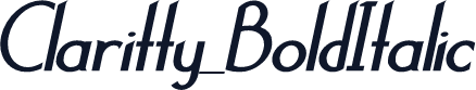 Claritty_BoldItalic