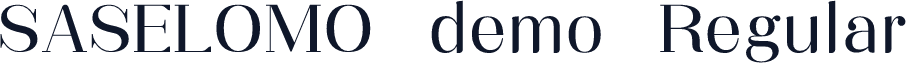 SASELOMO demo Regular