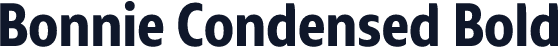 Bonnie Condensed Bold