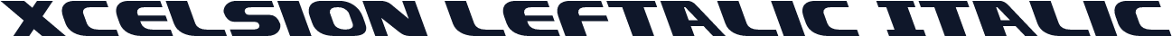 Xcelsion Leftalic Italic