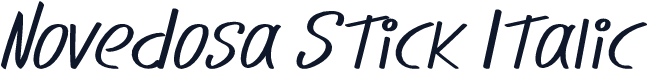 Novedosa Stick Italic