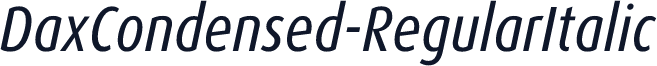 DaxCondensed-RegularItalic