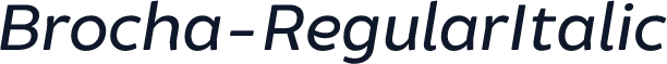 Brocha-RegularItalic