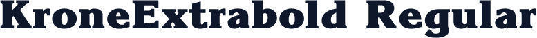 KroneExtrabold Regular
