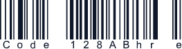 Code 128ABhr e