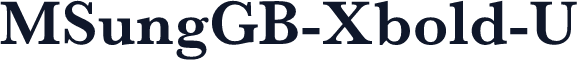MSungGB-Xbold-U