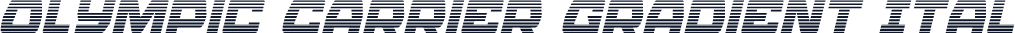Olympic Carrier Gradient Ital