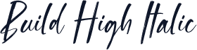Build High Italic