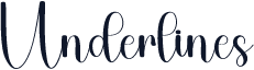 Underlines