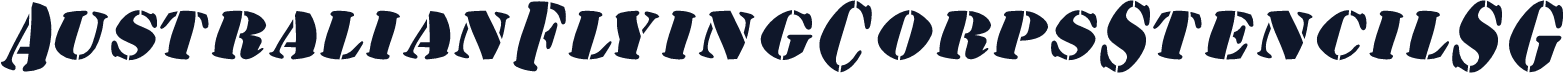 AustralianFlyingCorpsStencilSG
