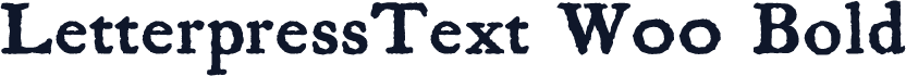 LetterpressText W00 Bold