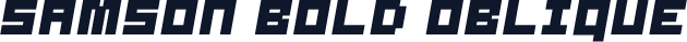 Samson Bold Oblique