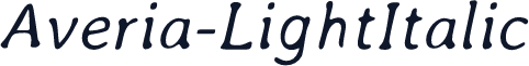 Averia-LightItalic