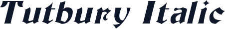 Tutbury Italic
