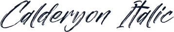 Calderyon Italic