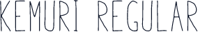 Kemuri Regular