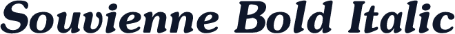 Souvienne Bold Italic