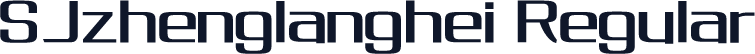 SJzhenglanghei Regular