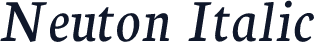 Neuton Italic