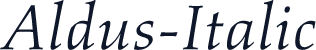Aldus-Italic