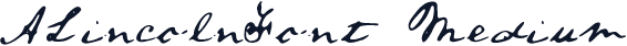 ALincolnFont Medium