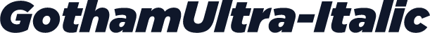 GothamUltra-Italic
