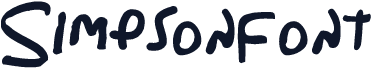 Simpsonfont