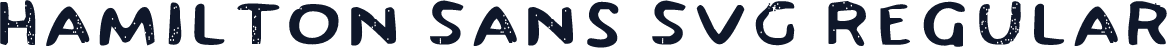 Hamilton Sans SVG Regular