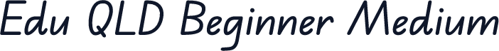 Edu QLD Beginner Medium