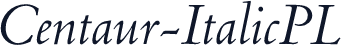 Centaur-ItalicPL
