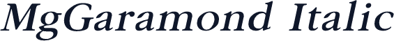 MgGaramond Italic