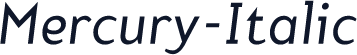 Mercury-Italic