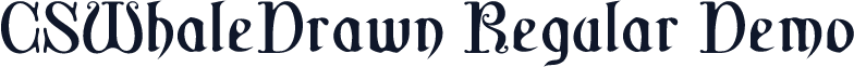 CSWhaleDrawn-Regular Demo