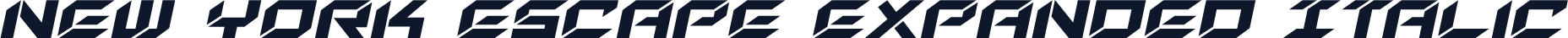 New York Escape Expanded Italic