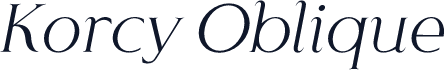 Korcy Oblique