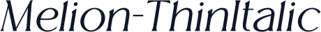 Melion-ThinItalic