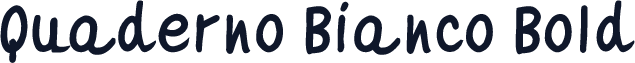 Quaderno Bianco Bold