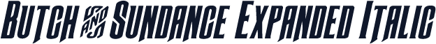 Butch & Sundance Expanded Italic