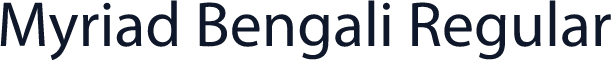 Myriad Bengali Regular