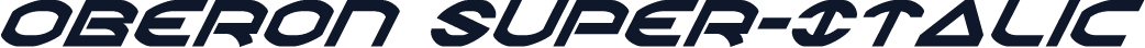 Oberon Super-Italic