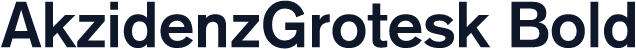 AkzidenzGrotesk Bold