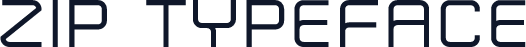 Zip Typeface