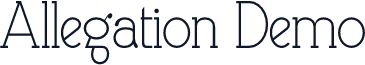 Allegation Demo