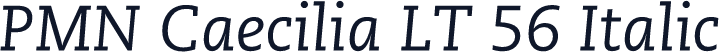 PMN Caecilia LT 56 Italic