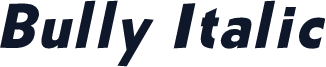 Bully Italic